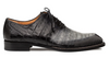 Mezlan Westside Two-Tone Croc Oxford Pearl Grey/Black