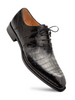 Mezlan Westside Two-Tone Croc Oxford Pearl Grey/Black