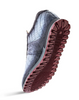 Mezlan Barrow Crocodile Sneaker Pearl Grey/Black