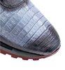 Mezlan Barrow Crocodile Sneaker Pearl Grey/Black