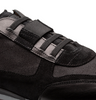 Mezlan Riumar Suede/Linen Sneaker Black