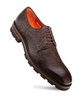 Mezlan Aspen Pebbled Leather Derby Brown