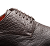 Mezlan Aspen Pebbled Leather Derby Brown