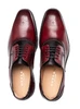 Mezlan Birch Two-Tone Lug Sole Derby Burgundy/Black