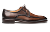 Mezlan Hatley Patina Calf Derby Chocolate