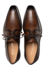 Mezlan Hatley Patina Calf Derby Chocolate