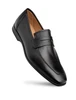 Mezlan Deerskin Penny Loafer Black