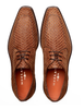 Mezlan Montage Printed Suede Derby Tan