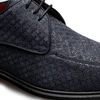 Mezlan Montage Printed Suede Derby Blue