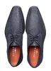 Mezlan Montage Printed Suede Derby Blue