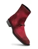Mezlan Mystic Suede Ornament Boot Wine