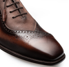Mezlan Eagle Calf/Suede Oxford Brown/Taupe