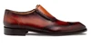 Mezlan Liberty Wing Tip Medallion Slip Cognac/Rust