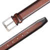 Mezlan Classic Patina Calfskin Belt Cognac