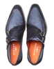 Mezlan Cascade Suede Double Monk Strap Indigo