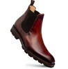 Mezlan Bromley Lug Sole Chelsea Boot Cognac Rust