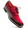 Mezlan Summit Calf/Suede Lace Up Burgundy/Red