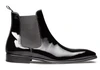Mezlan Blackjack Patent Leather Chelsea Boot Black