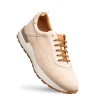 Hill Pebbled Calf Sneaker Bone