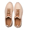 Hill Pebbled Calf Sneaker Bone