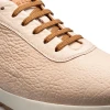 Hill Pebbled Calf Sneaker Bone