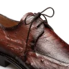 Cerler Ostrich Split Toe Derby Brown