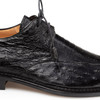 Cerler Ostrich Split Toe Derby Black