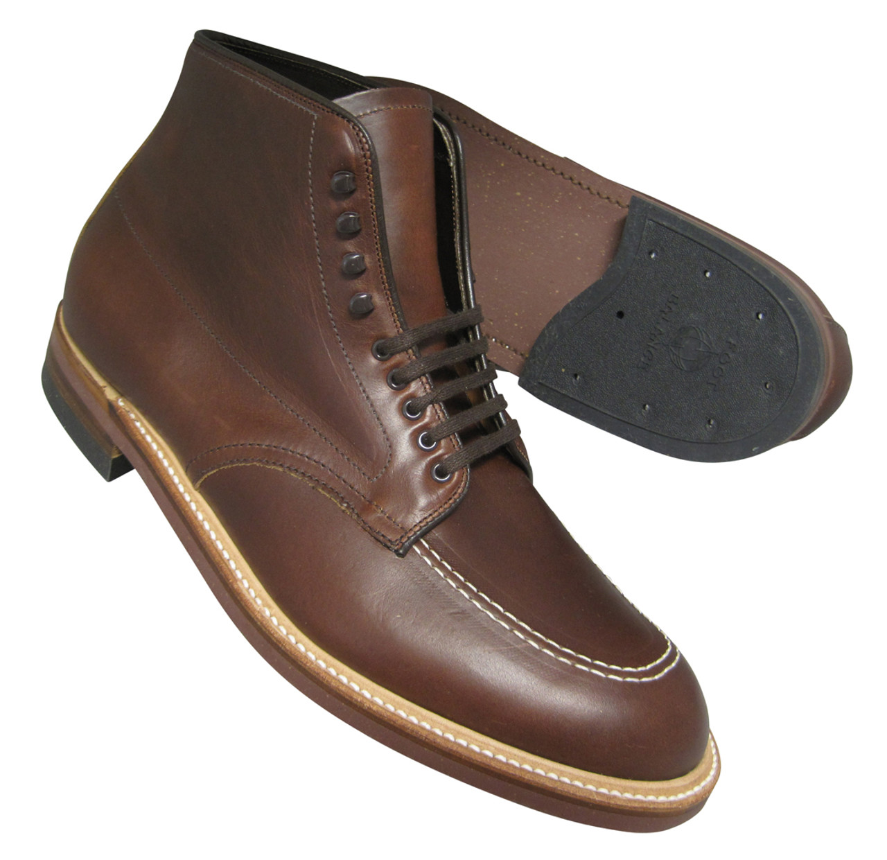 Alden Indy Pull-Up Workboot Brown Aniline Leather #403