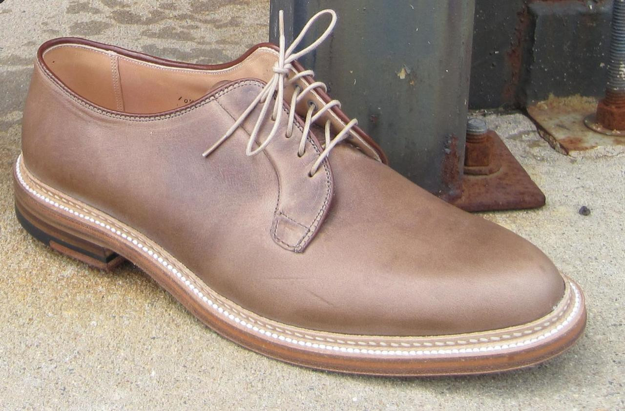 alden plain toe blucher chromexcel