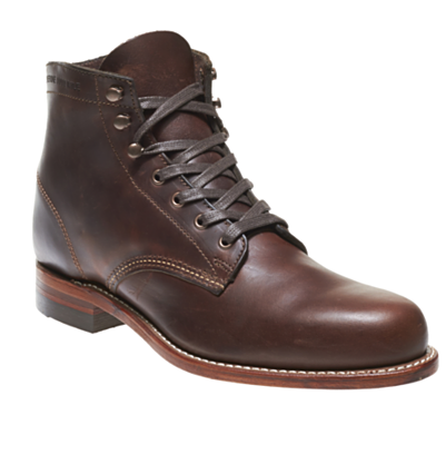 Wolverine Men's Brown 1000 Mile Boot Plain Toe Boot w05301 Sherman