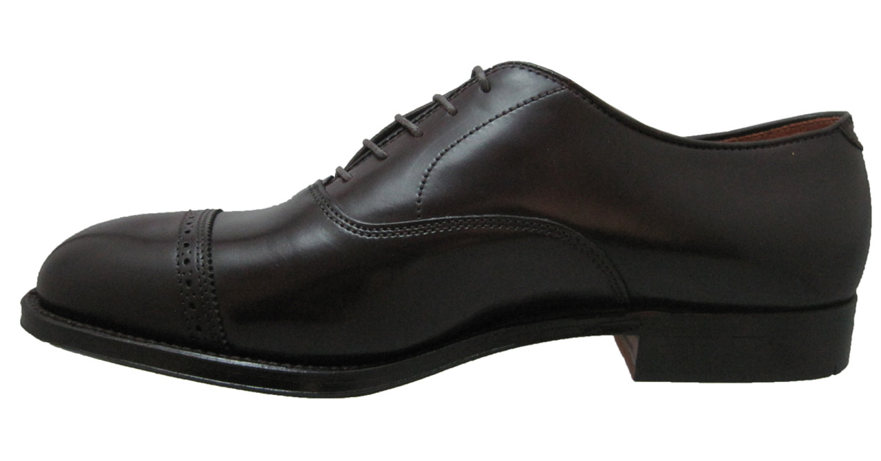 ALDEN Color 8 Shell cordovan PERFORATED CAP TOE BAL OXFORD #9015 ...