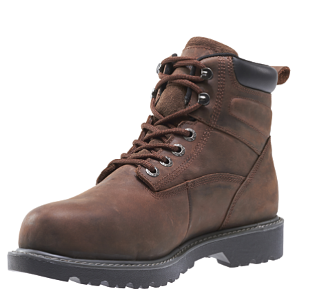 Wolverine Men's Floorhand 6" Waterproof Steel Toe Work Boot Dark Brown