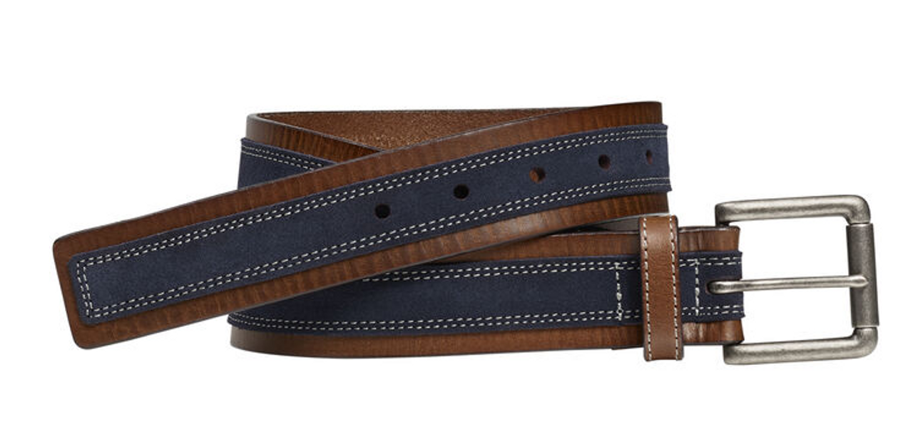 Maurice Suede Belt Brown 48 C&E