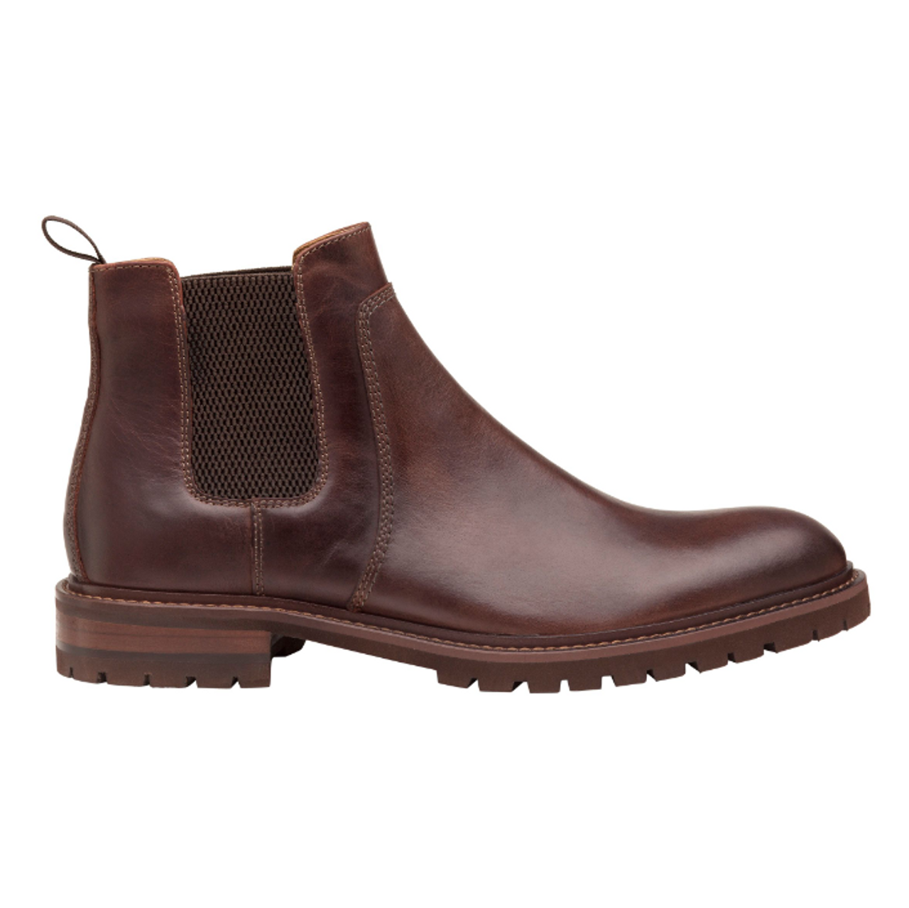 Johnston & Murphy Barrett Plain Toe Full Grain Boot Mahogany - Sherman ...