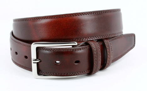 REVERSIBLE ITALIAN CALFSKIN BELT main image 1