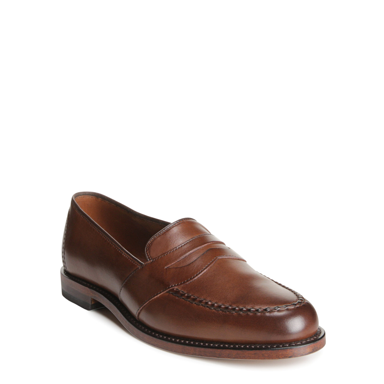Allen Edmonds Randolph Coffee Brown Calfskin - Sherman Brothers Inc
