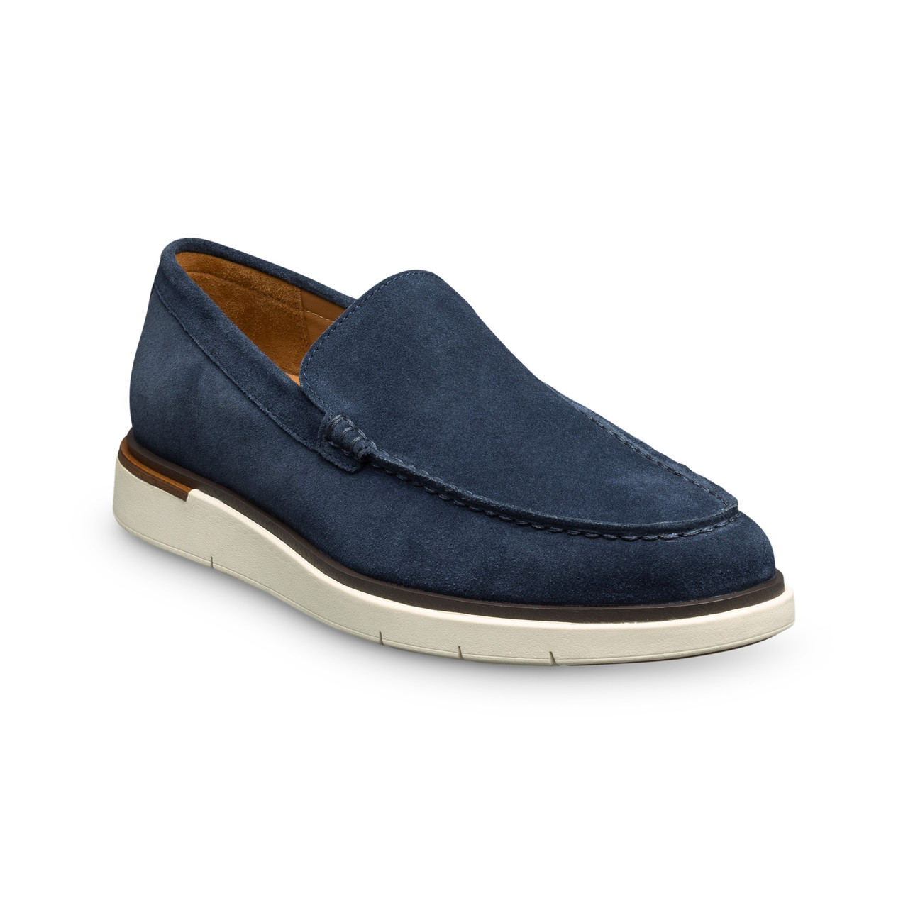 Allen Edmonds Carson Venetian Hybrid Slip-on Sea Suede Sherman