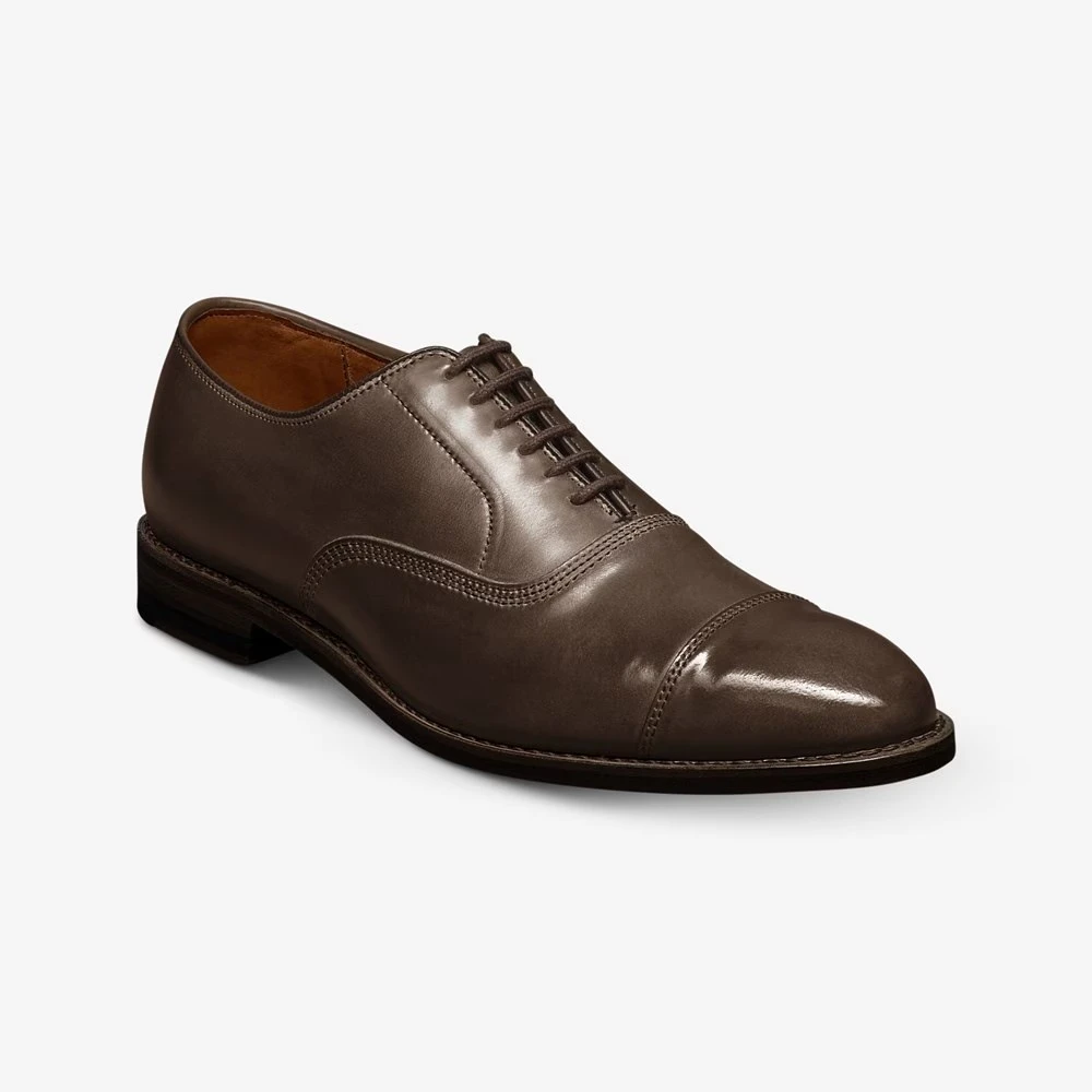 Allen Edmonds  Mens Park Avenue Brown Size 9.5 B Park Avenue Cap-toe Oxford Dress Boot | Men main image 3
