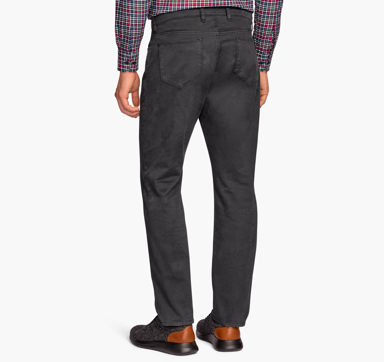 Johnston & Murphy Five-Pocket Pants Black - Sherman Brothers Inc