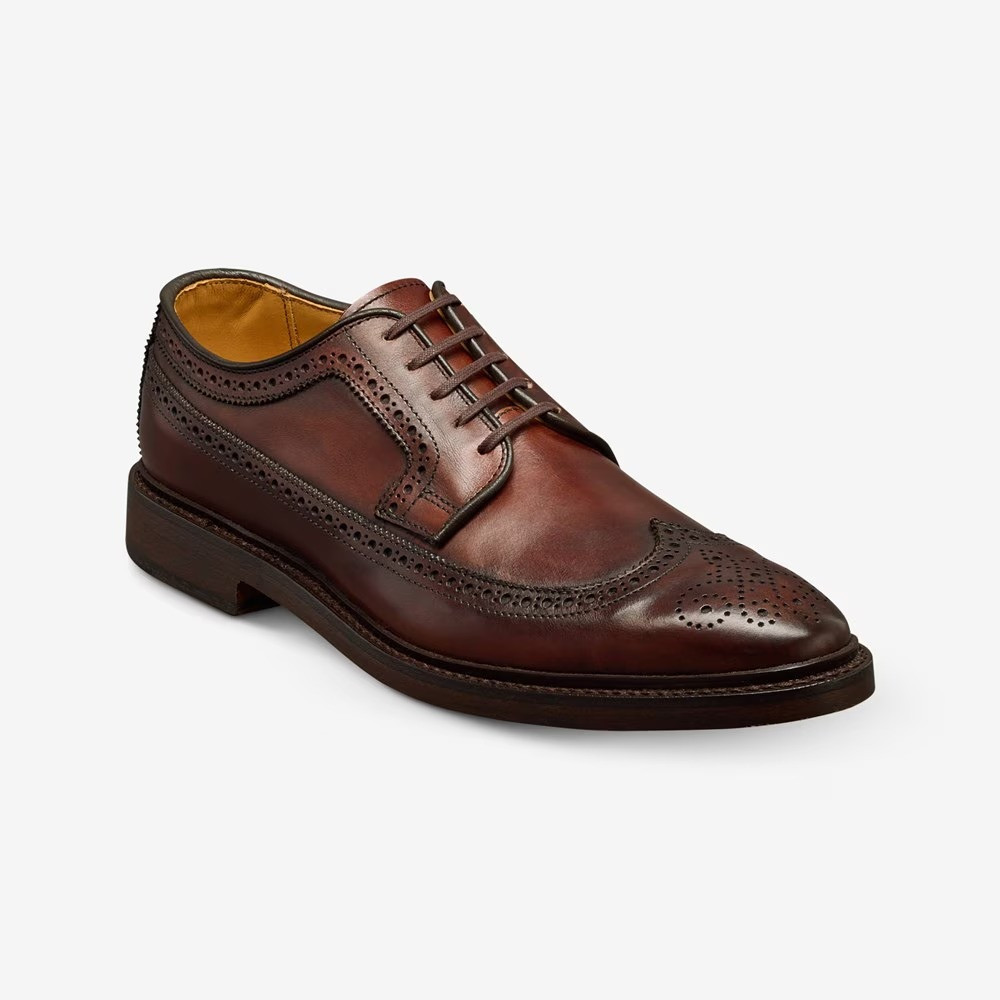 Allen Edmonds Mason Reserve Wingtip Derby Dress Shoe Chili Leather