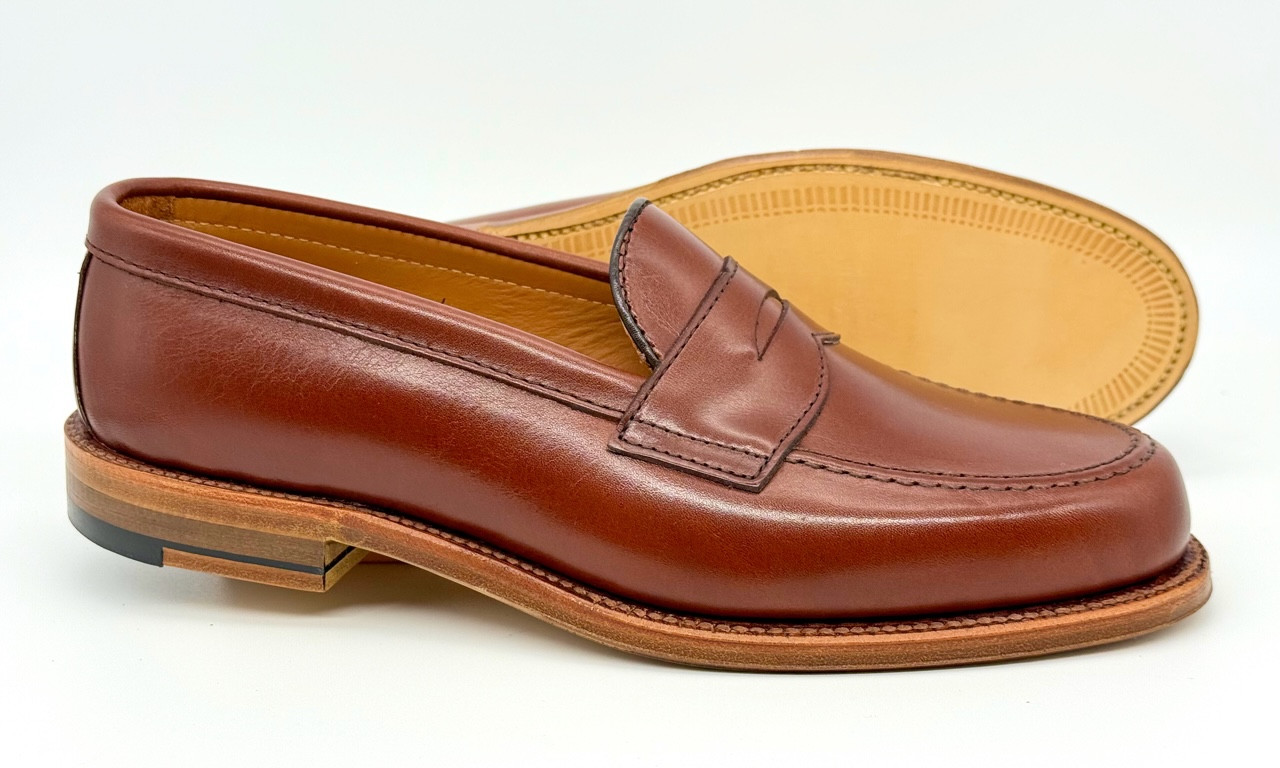 Alden Leisure Penny Loafer in Walnut Michigan Calfskin #9826