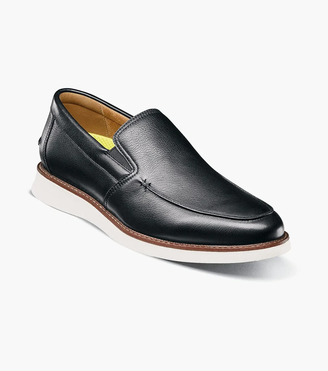 Florsheim Launch Moc Toe Slip On Black Multi - Sherman Brothers Inc