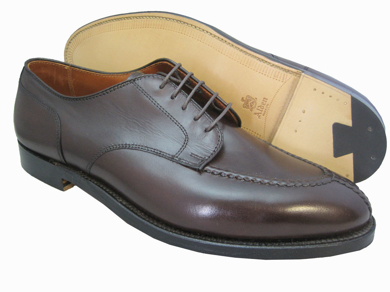 Alden norwegian store split toe blucher