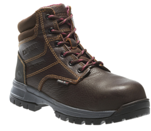 Wolverine Women's Piper 6" Waterproof Composite Toe Work Boot Brown