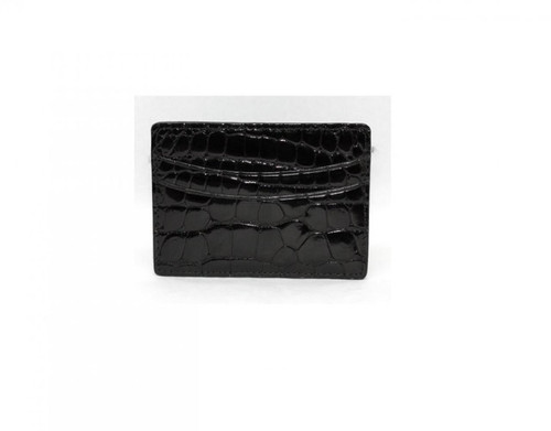 Torino Genuine Alligator Cardcase Black