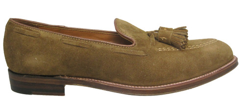 Alden - Men's Tassel Slip On. Snuff Suede # 3403