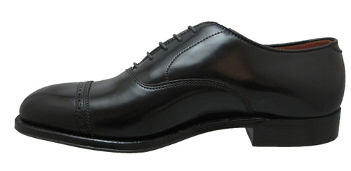 ALDEN Black SHELL CORDOVAN PERFORATED CAP TOE BAL OXFORD #9016