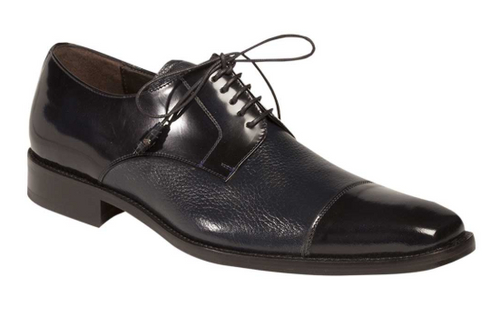 Mezlan Spectator S20444 Men's Shoes Gray Combination Calf-Skin