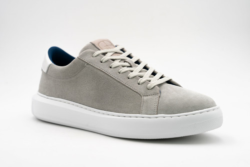 G. Brown Puff #810 Suede Sneaker Gray w/ White Tab