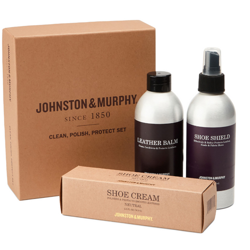 Johnston & Murphy Clean, Polish and Protect Shoe Care Kit